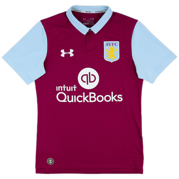 2016-17 Aston Villa Home Shirt - 8/10 - (S)
