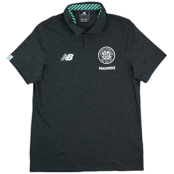 2017-18 Celtic New Balance Polo Shirt - 9/10 - (M)