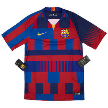 2018-19 Barcelona Nike Mash Up Training Shirt (S)
