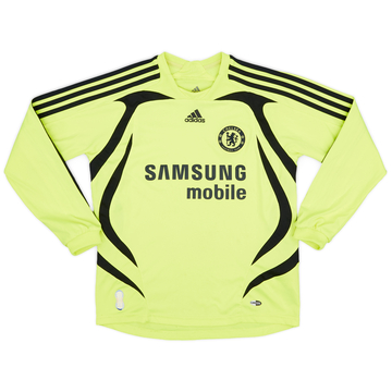 2007-08 Chelsea Away L/S Shirt - 8/10 - (S.Boys)