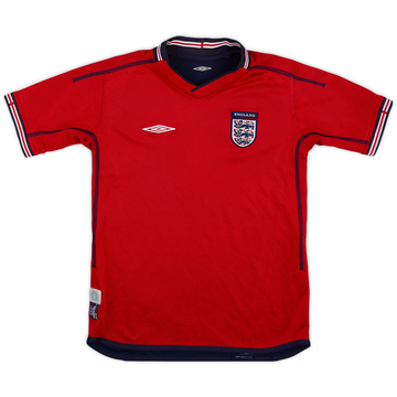 2002-04 England Away Shirt - 8/10 - (L.Boys)