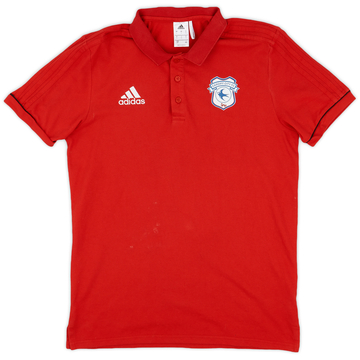 2017-18 Cardiff adidas Polo Shirt - 7/10 - (L)