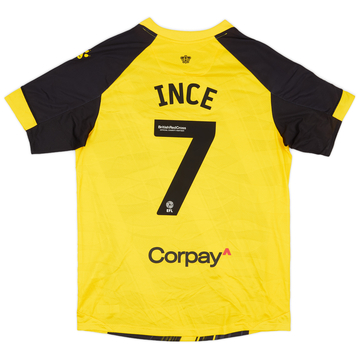 2023-24 Watford Match Issue Home Shirt Ince #7