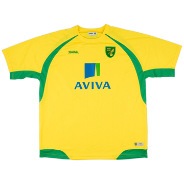 2010-11 Norwich Home Shirt - 8/10 - (XXL)