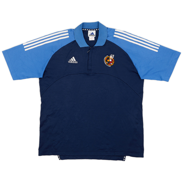 2002-04 Spain adidas 1/4 Zip Polo Shirt - 5/10 - (XXL)