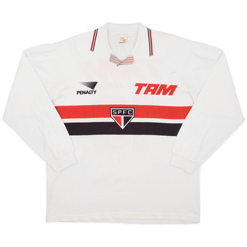 1994 Sao Paulo Home L/S Shirt #10 - 6/10 - (XL)