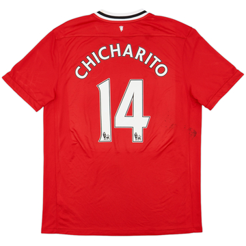 2011-12 Manchester United Home Shirt Chicharito #14 - 8/10 - (XL)