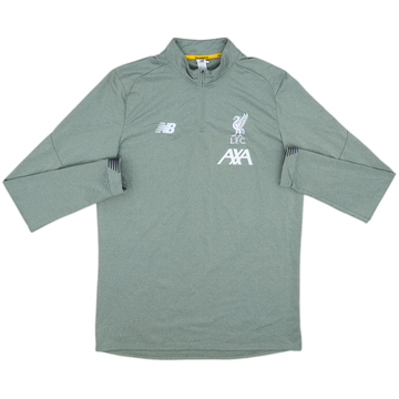 2020-21 Liverpool New Balance 1/4 Zip Drill Top - 10/10 - (XL)