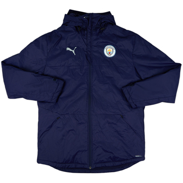 2020-21 Manchester City Puma Padded Bench Coat - 9/10 - (L)