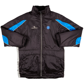 2002-03 Napoli Diadora Padded Bench Coat - 9/10 - (L)
