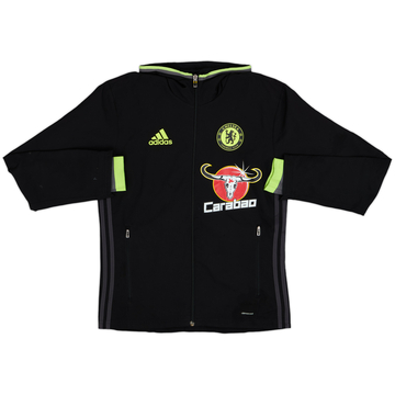 2016-17 Chelsea adidas Hooded Track Jacket - 6/10 - (S)