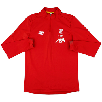 2019-20 Liverpool New Balance 1/4 Zip Training Top - 10/10 - (L)