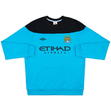 2010-11 Manchester City Umbro Sweat Top - 9/10 - (XL)