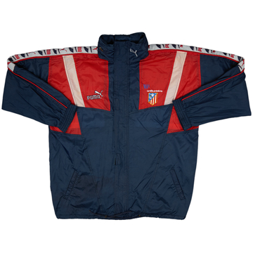 1997-98 Atletico Madrid Puma Hooded Rain Jacket - 5/10 - (XL)