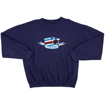 1991-92 Sampdoria Asics Sweat Top - 7/10 - (XL)