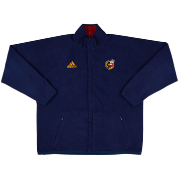 2004-05 Spain adidas Reversible 1/4 Zip Fleece Track Jacket - 8/10 - (XL)