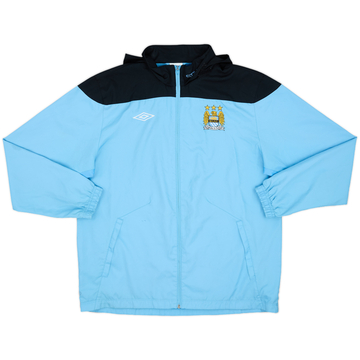 2012-13 Manchester City Umbro Hooded Track Jacket - 7/10 - (L)