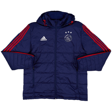 2017-18 Ajax adidas Padded Bench Coat - 8/10 - (XL)