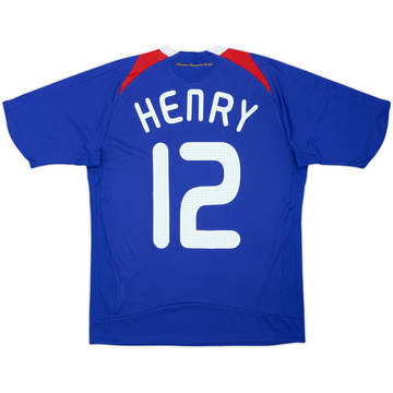 2007-08 France Home Shirt Henry #12 - 8/10 - (XL.Boys)