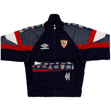 1995-96 Sevilla Umbro Tracksuit - 8/10 - (XL)
