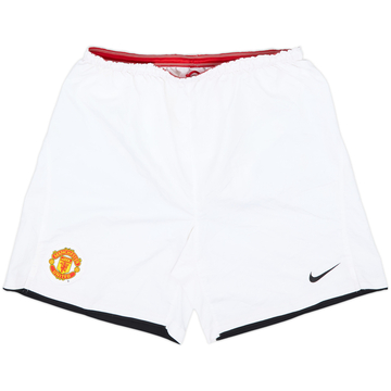 2007-09 Manchester United Home Shorts - 6/10 - (M)