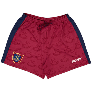1996-97 West Ham Home Shorts - 6/10 - (L)