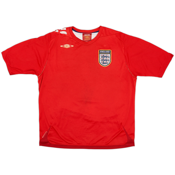 2006-08 England Away Shirt - 5/10 - (XL)