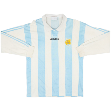 1994 Argentina Home L/S Shirt - 5/10 - (L)