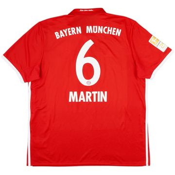 2016-17 Bayern Munich Home Shirt Martin #6 - 6/10 - (XL)