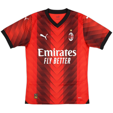2023-24 AC Milan Home Shirt - 8/10 - (S)