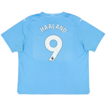 2023-24 Manchester City Home Shirt Haaland #9 - 8/10 - (3XL)