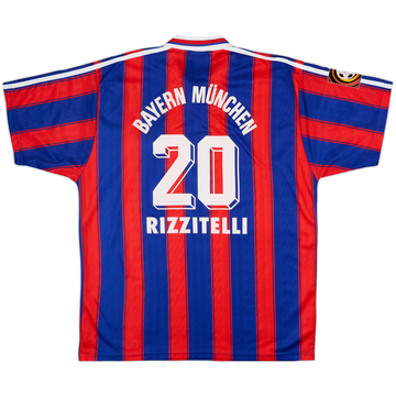 1995-97 Bayern Munich Home Shirt Rizzitelli #20 - 8/10 - (L)
