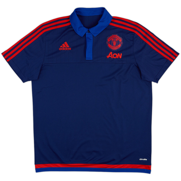 2015-16 Manchester United adidas Polo Shirt - 10/10 - (L)