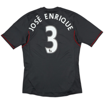 2011-12 Liverpool Away Shirt Jose Enrique #3 - 8/10 - (S)