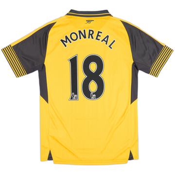 2016-17 Arsenal Away Shirt Monreal #18 - 10/10 - (M)