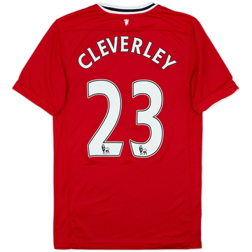 2011-12 Manchester United Home Shirt Cleverley #23 - 7/10 - (M)