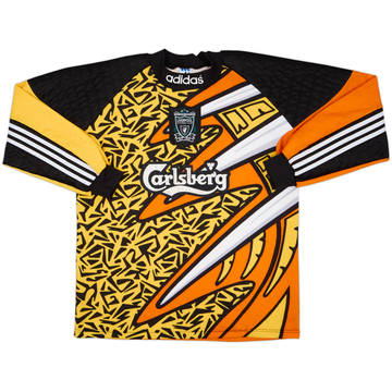 1995-96 Liverpool GK Shirt - 8/10 - (M)
