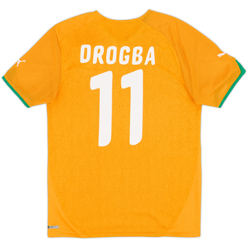 2010-11 Ivory Coast Home Shirt Drogba #11 - 6/10 - (M)