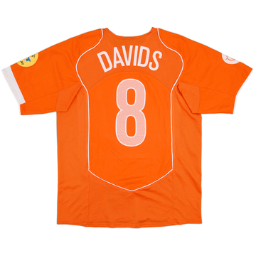 2004-06 Netherlands Home Shirt Davids #8 - 9/10 - (L)