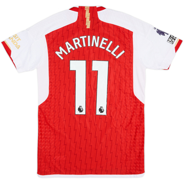 2023-24 Arsenal Match Issue Home Shirt Martinelli #11