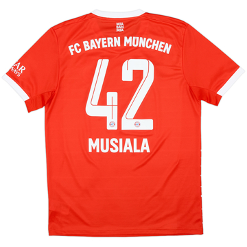 2022-23 Bayern Munich Home Shirt Musiala #42 - 9/10 - (M)