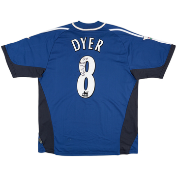 2001-02 Newcastle Signed Away Shirt Dyer #8 - 8/10 - (L)