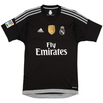 2015-16 Real Madrid GK S/S Shirt - 6/10 - (S)
