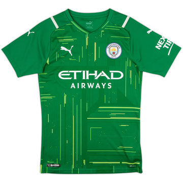 2021-22 Manchester City GK Shirt - 8/10 - (S)