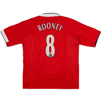 2004-06 Manchester United Home Shirt Rooney #8 - 6/10 - (L)