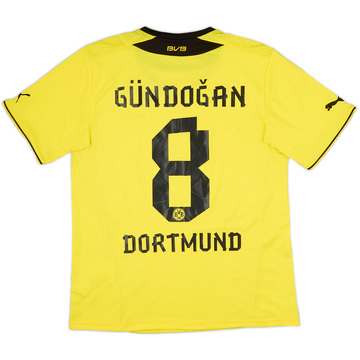 2013-14 Borussia Dortmund Home Shirt Gundogan #8 - 6/10 - (M)