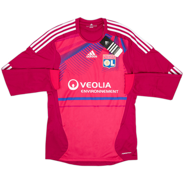 Camiseta auténtica de la tercera equipación de manga larga del Lyon 2011-12 (M)