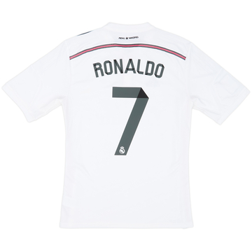 2014-15 Real Madrid Home Shirt Ronaldo #7 - 6/10 - (M)