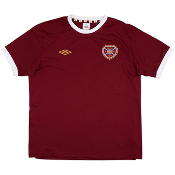 2011-12 Hearts Home Shirt - 8/10 - (XL)