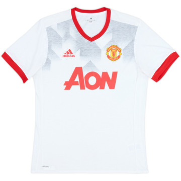 2016-17 Manchester United adidas Cotton Tee - 7/10 - (M)